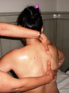 Nacken-, Rückenmassage